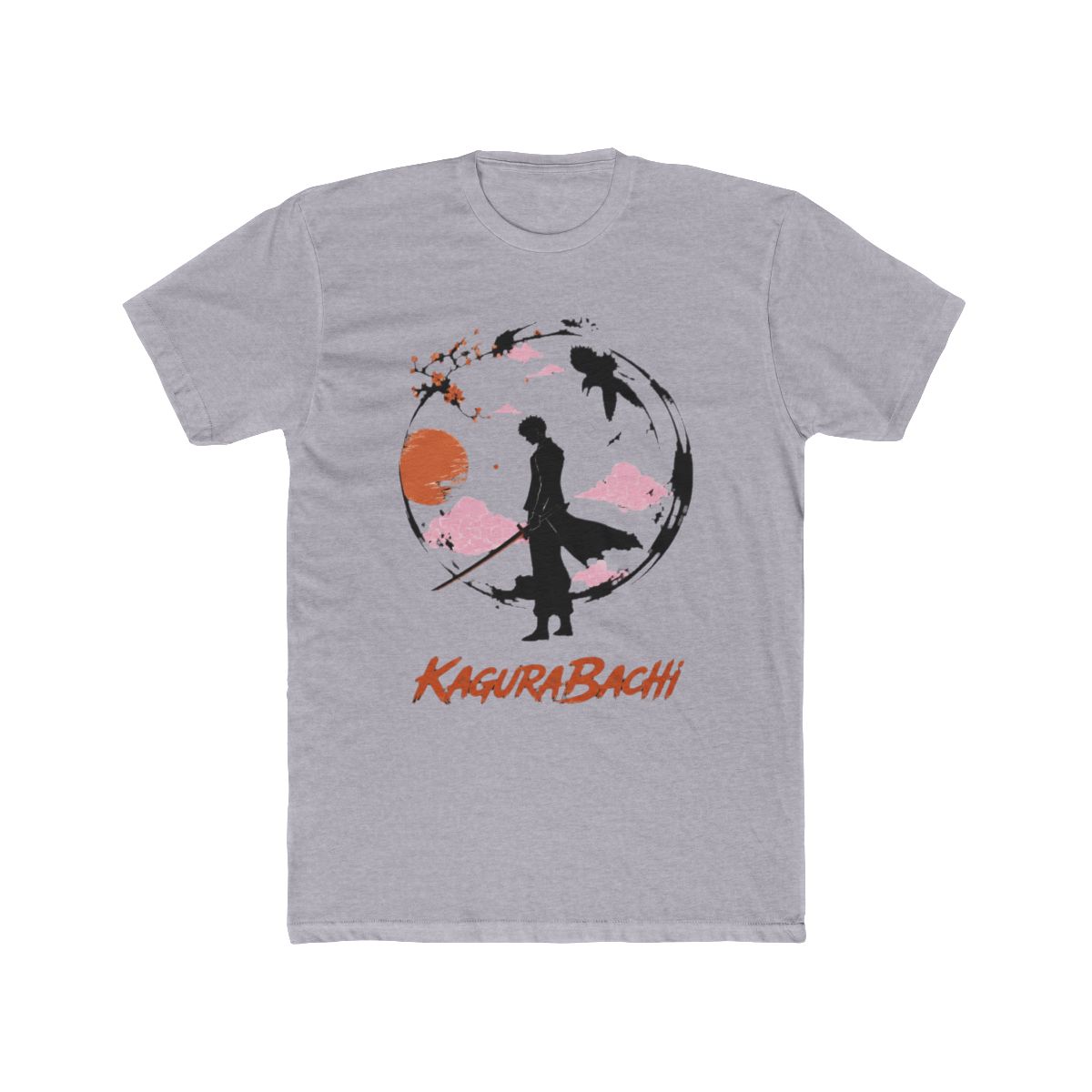 Anime KaguraBachi Merch T Shirt Harajuku Street Summer Round Neck Print - alternate angle 4, merchandise