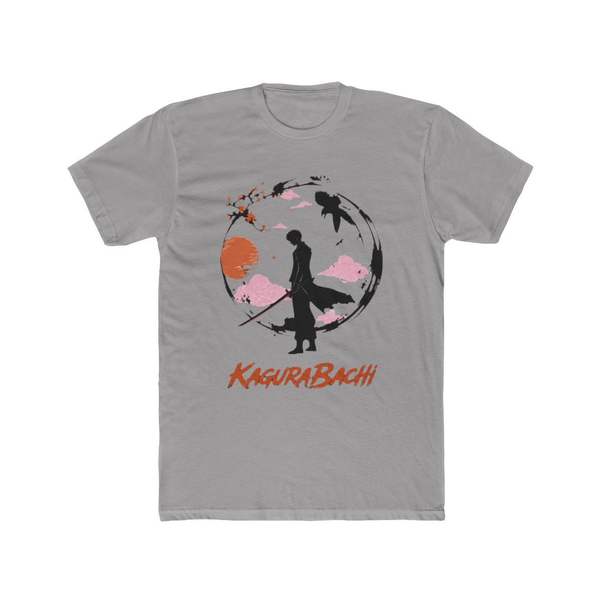 Anime KaguraBachi Merch T Shirt Harajuku Street Summer Round Neck Print