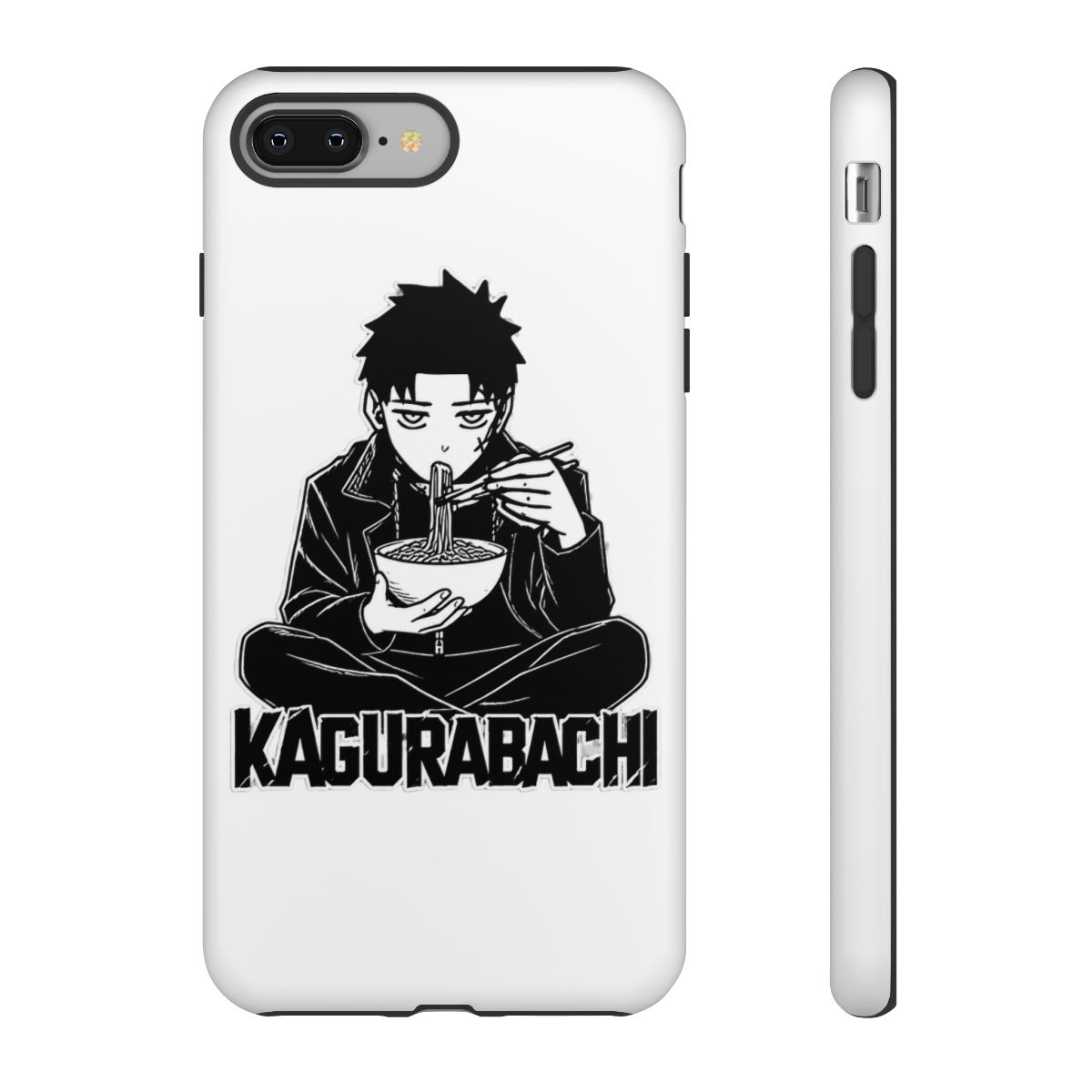 Chihiro Rokuhira Eats Noodle Kagurabachi Iphone Case - alternate angle 5, merchandise