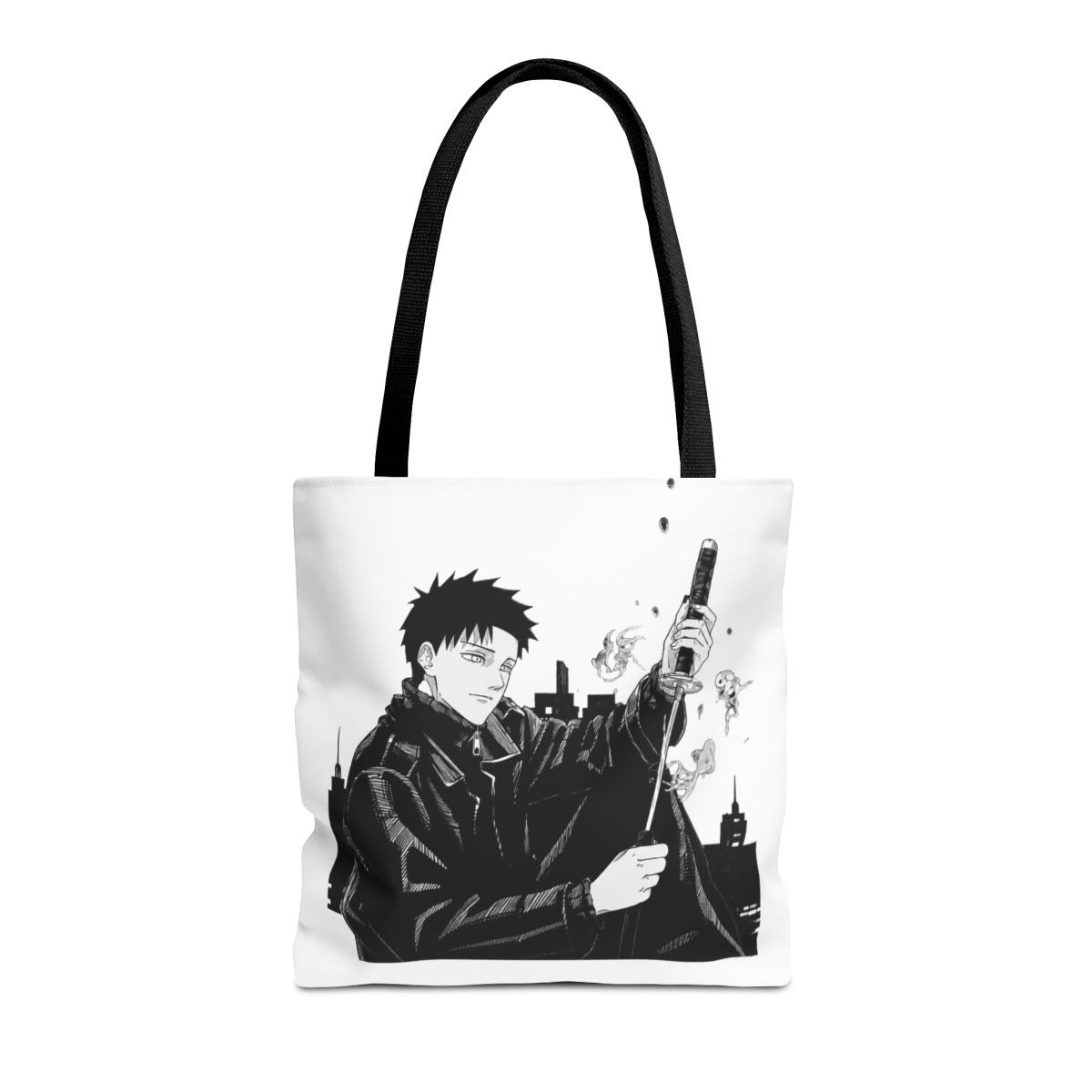 Tanuki Playfulness Kagurabachi Bags - alternate angle 2, merchandise